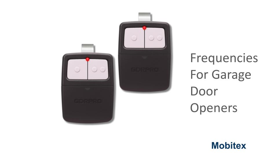 Global Frequencies for Garage Door Openers: A Country-by-Country Guide