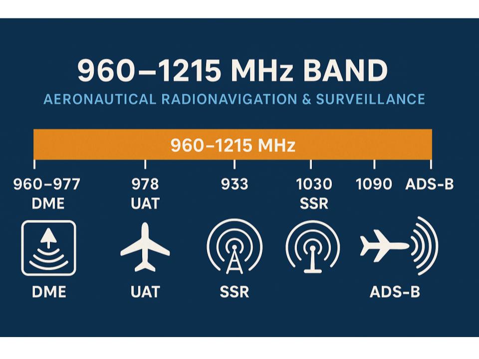 960 MHz β 1215 MHz UHF/L-band Transition (Mobitex)